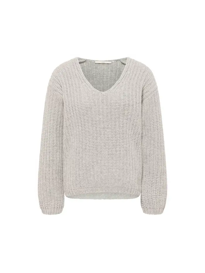 Lanius Pullover mit V-Ausschnitt (GOTS) Online Outlet