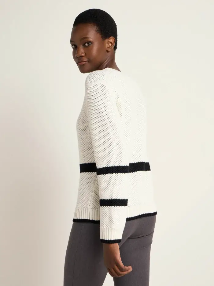 Lanius Blockstreifen Pullover (GOTS) Exklusive Angebote