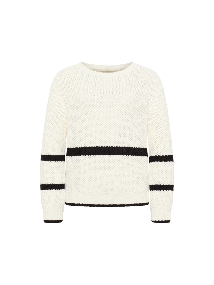 Lanius Blockstreifen Pullover (GOTS) Exklusive Angebote