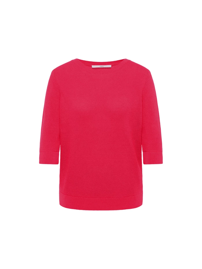 Lanius Struktur-Halbarmpullover (GOTS) Tiefpreis