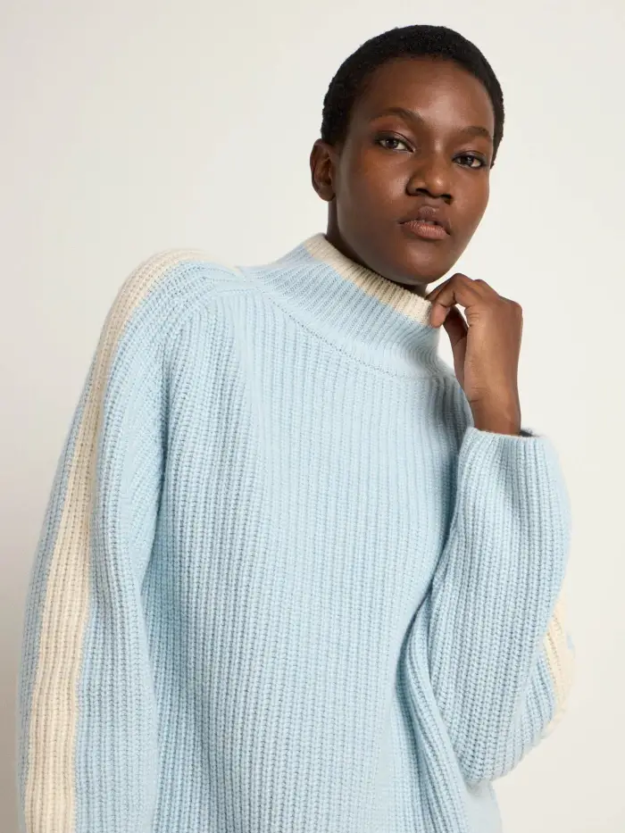 Lanius Pullover in Rippoptik (GOTS) Kostenlose Rückgabe