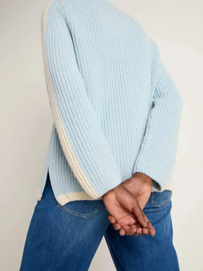 Lanius Pullover in Rippoptik (GOTS) Kostenlose Rückgabe