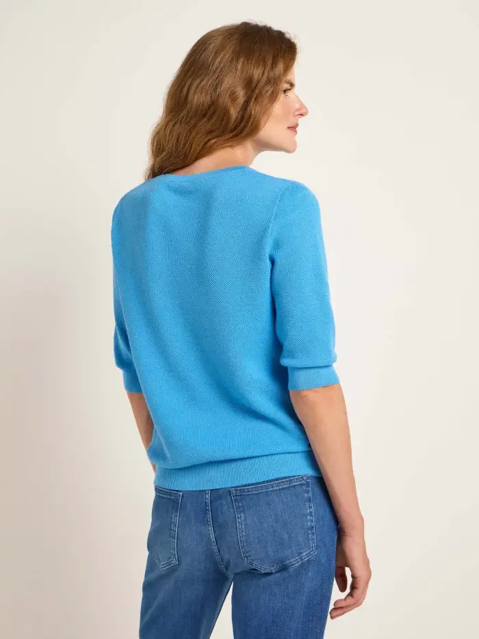 Lanius Struktur-Halbarmpullover (GOTS) Bis zu 60% Rabatt