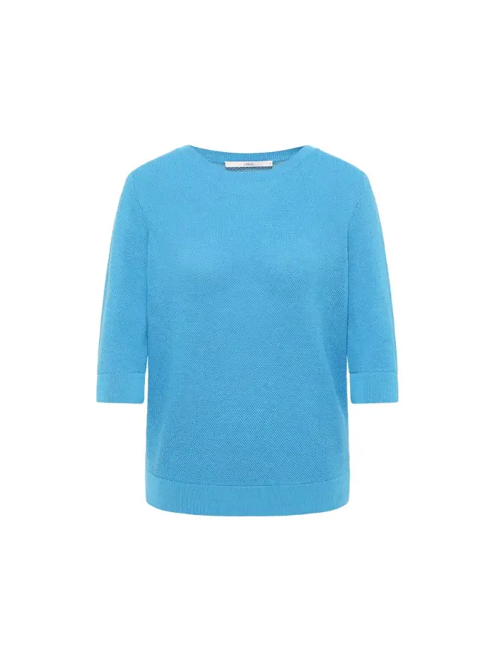 Lanius Struktur-Halbarmpullover (GOTS) Bis zu 60% Rabatt