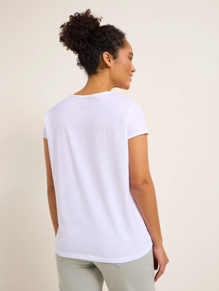 Lanius Shirt mit überschnittener Schulter (GOTS) Bis zu 55% Rabatt