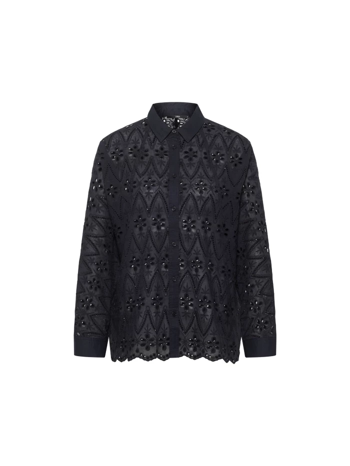 Lanius Spitzen-Hemdbluse Online