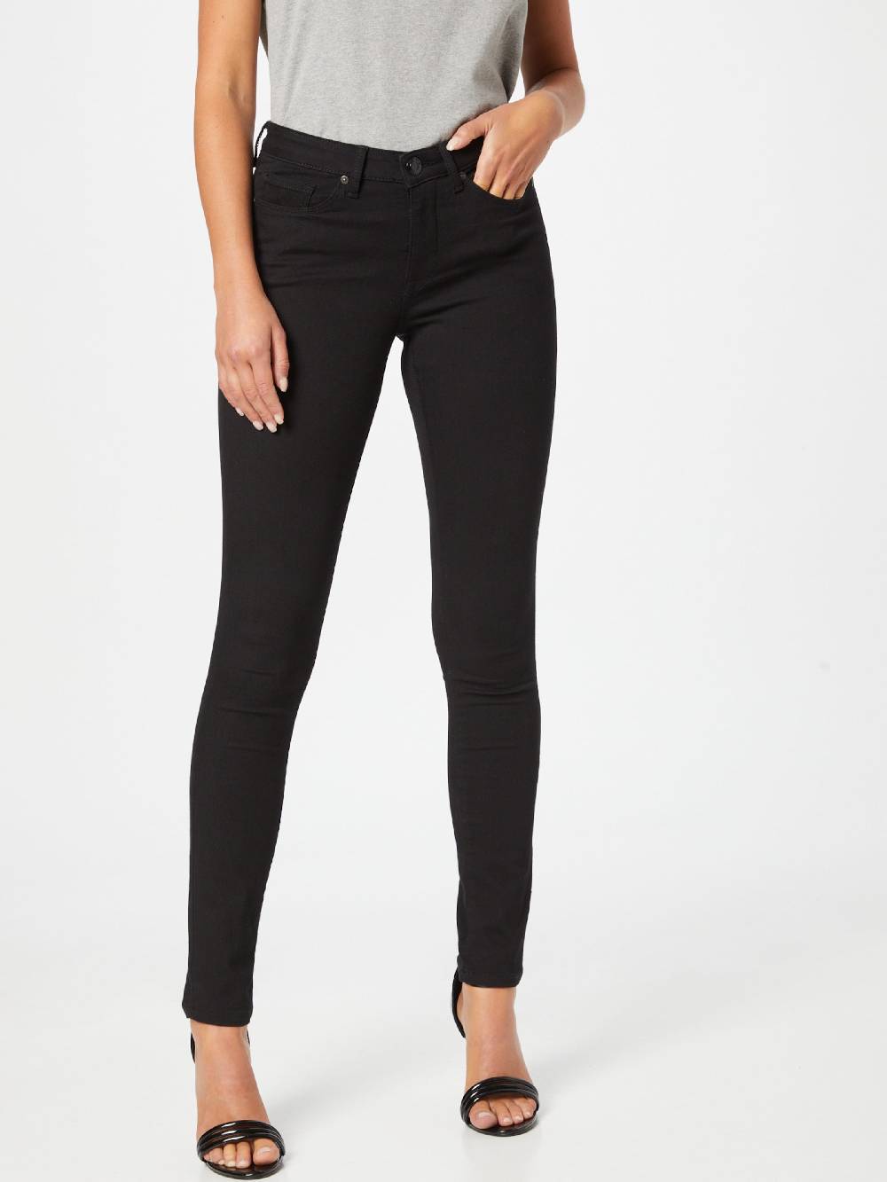 OPUS Skinny Jeans 'Elma' in Black Denim Bestseller