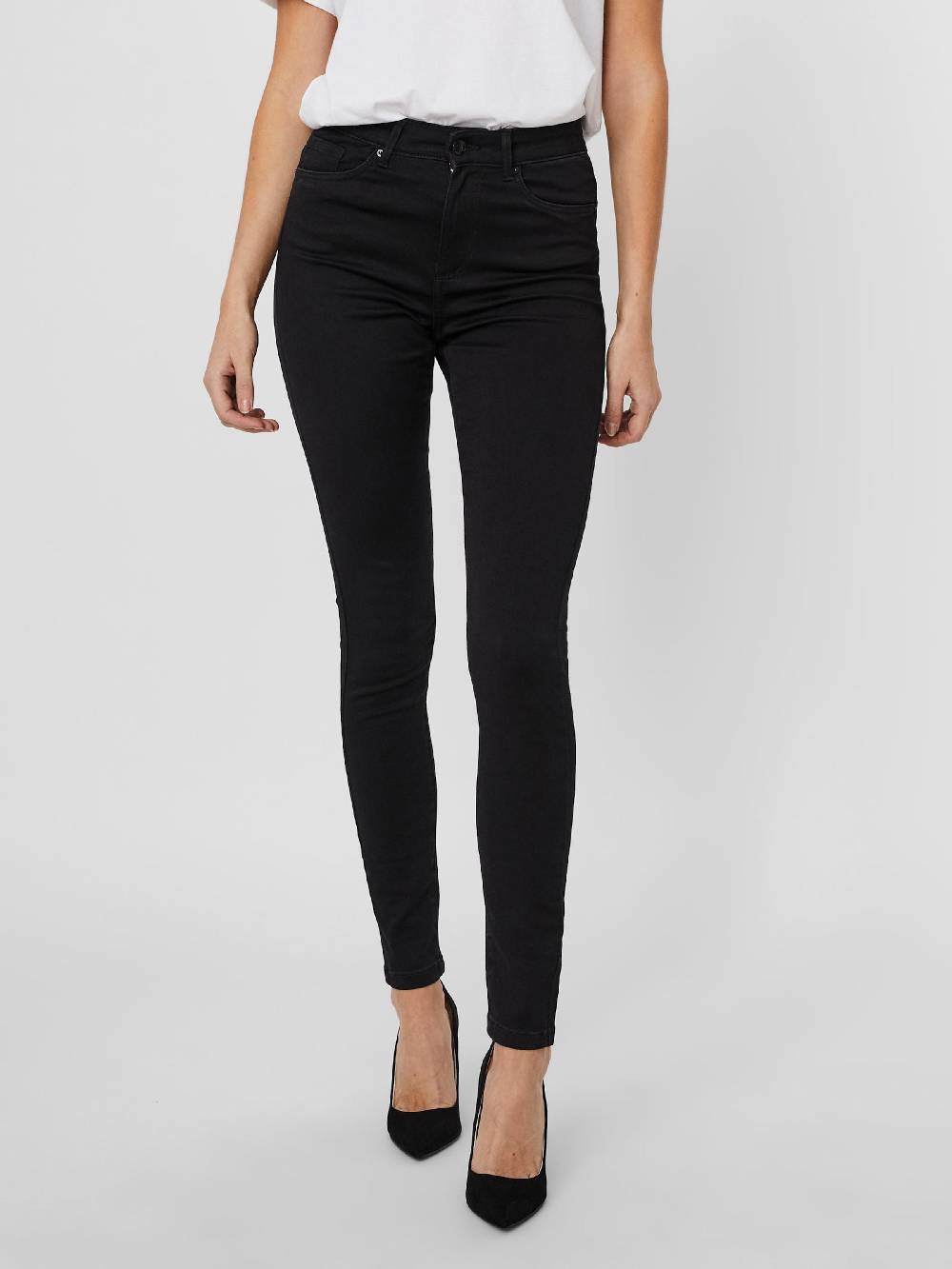 VERO MODA Skinny Jeans 'VMSophia' in Black Saisonale Angebote