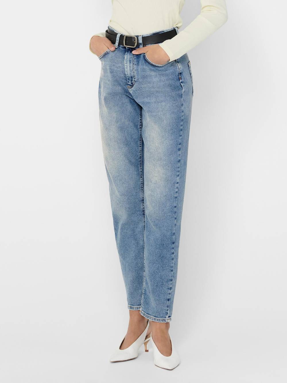 ONLY Regular Jeans 'VENEDA' in Blue, Blue Denim Räumungsverkauf