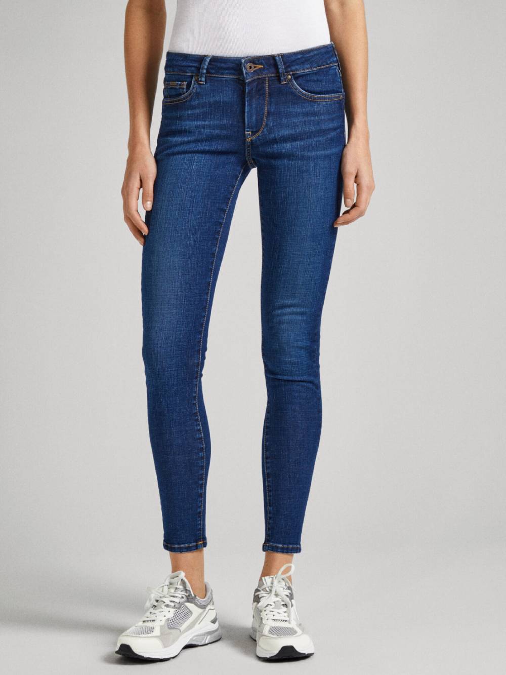 Pepe Jeans Skinny Jeans in Dark Blue Tiefpreis