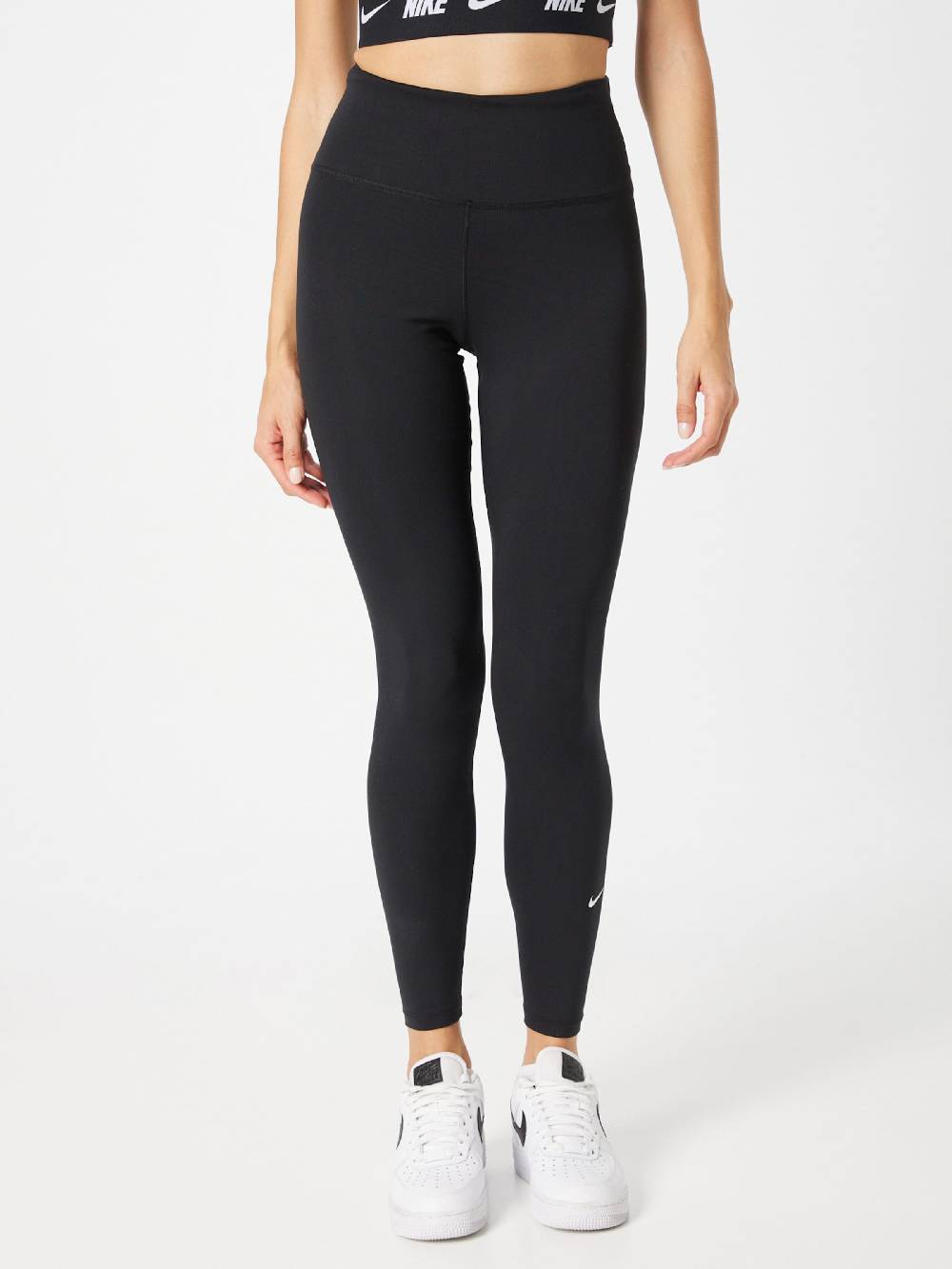 NIKE Skinny Workout Pants 'One' in Black Discount Store für neue Produkte