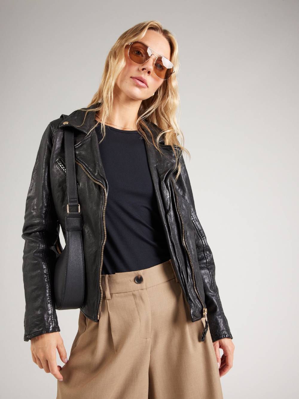 Gipsy by Mauritius Between-Season Jacket 'Caira' in Black Rabatt