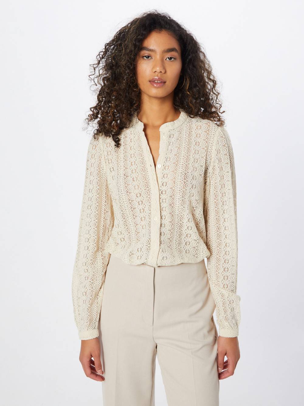 VILA Blouse 'VIChikka' in Cream Riesige Ersparnisse