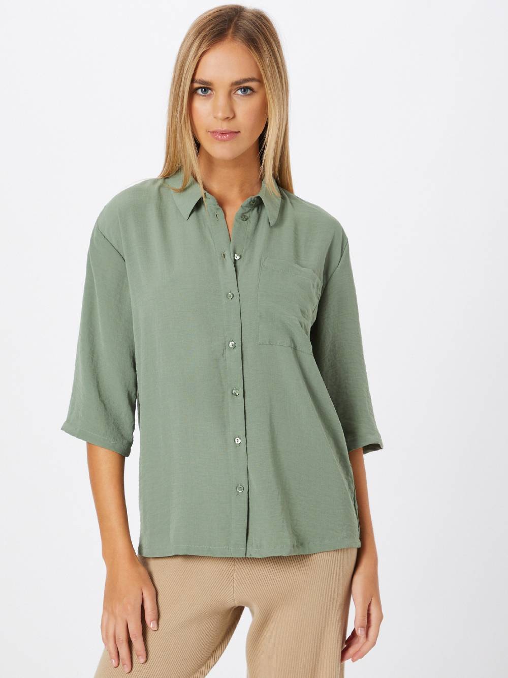 JDY Blouse 'Divya' in Olive VIP-Rabatte