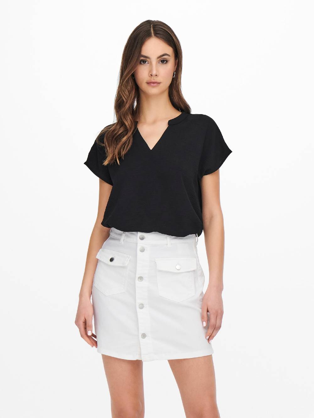 JDY Blouse in Black Neueste Stile