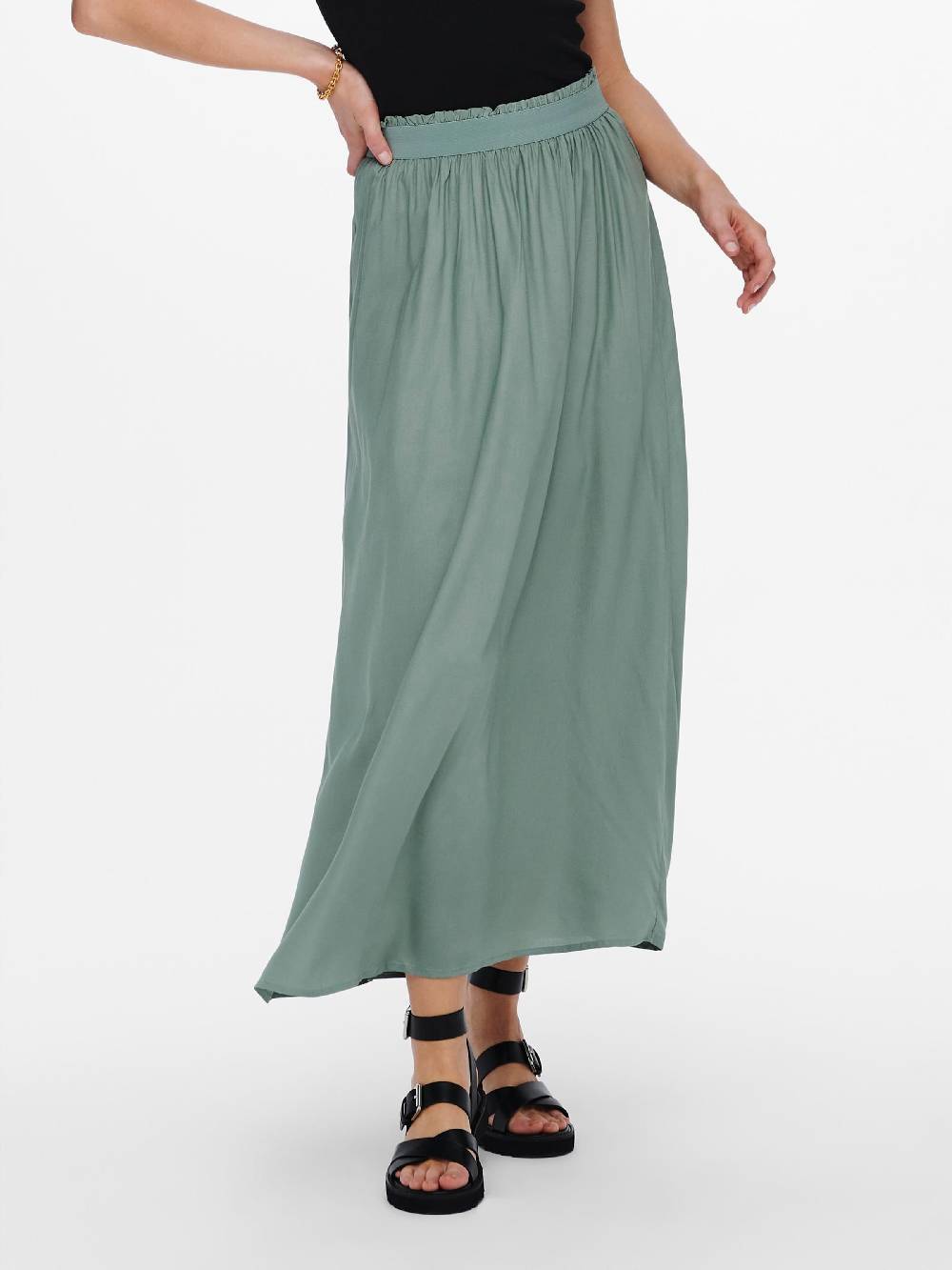ONLY Skirt 'ONLVenedig' in Jade Bis zu 60% Rabatt