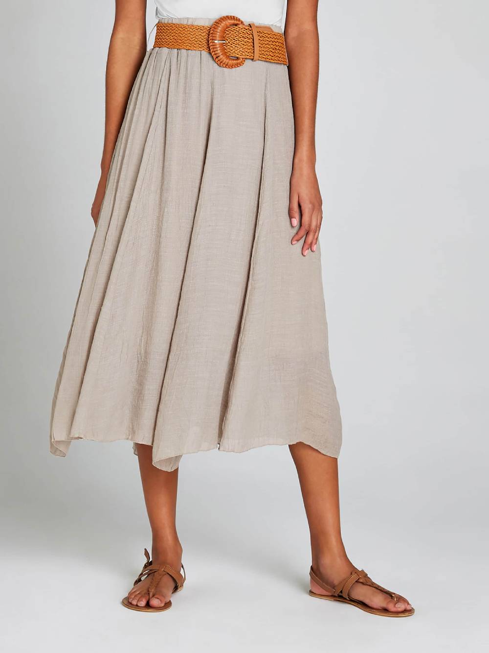 Apricot Skirt in Brown Vierteljährliche Förderung