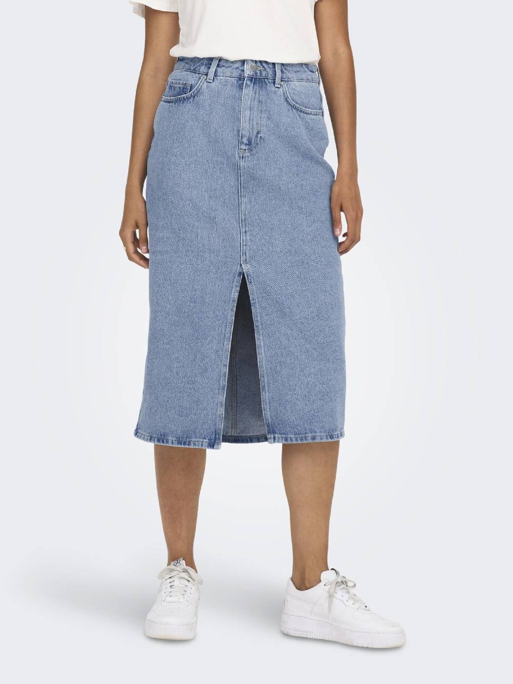 ONLY Skirt 'ONLBianca' in Blue Denim Riesige Rabatte