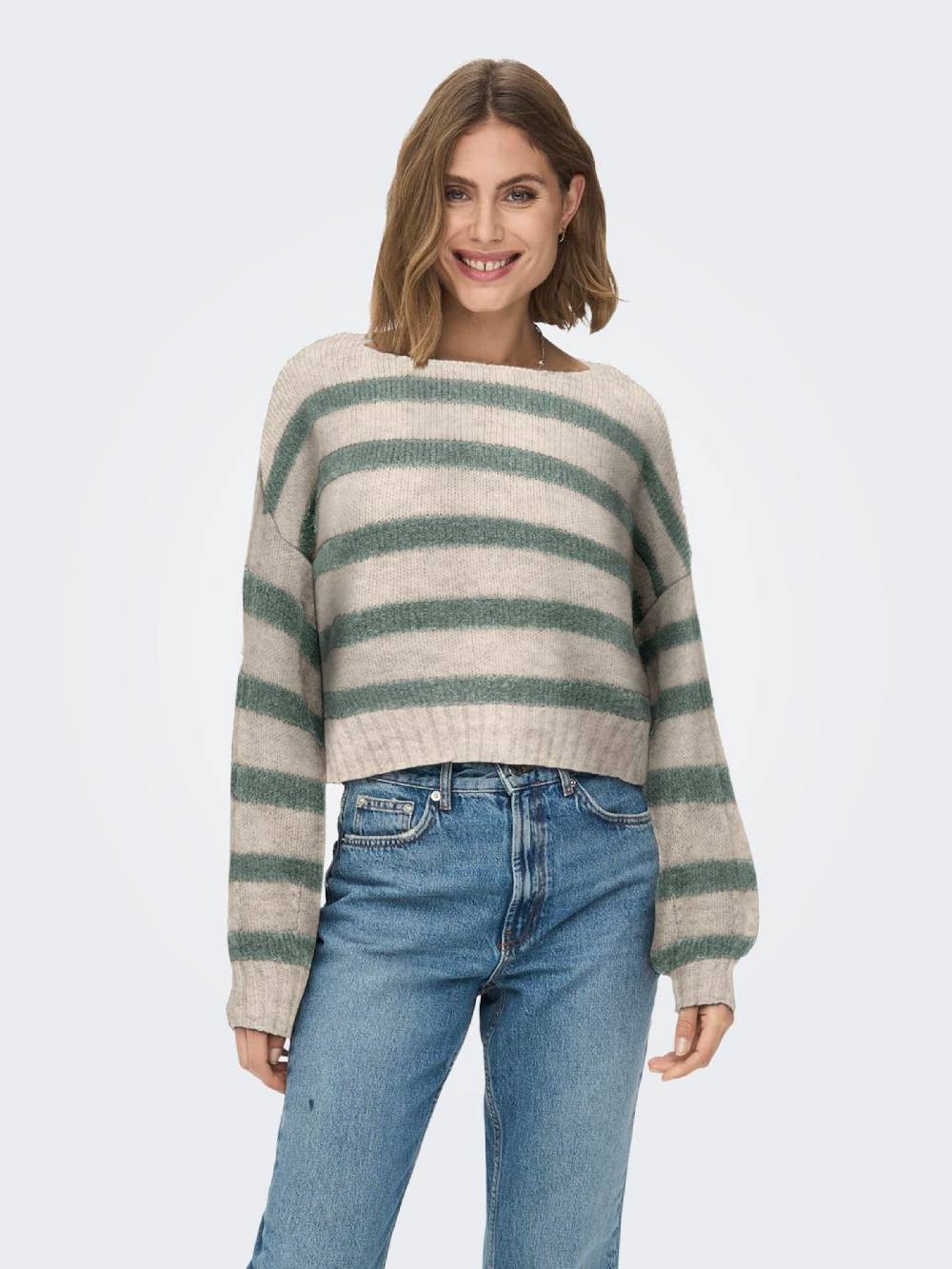 ONLY Sweater 'ONLAYA' in Beige Meist gekauft