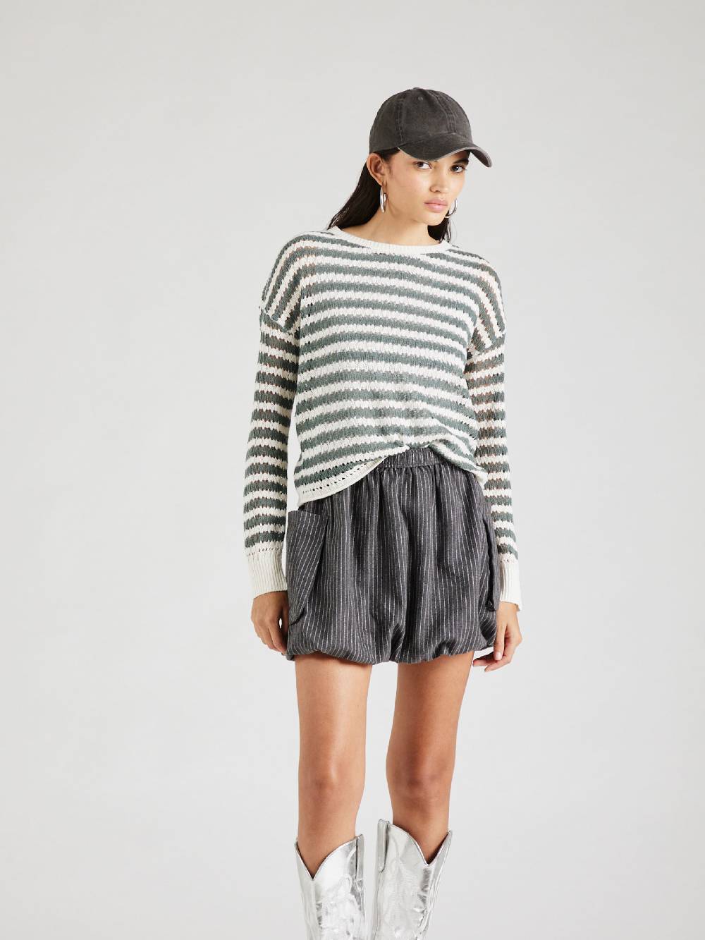 VERO MODA Sweater 'VMSPRING' in Emerald Saisonschlussverkauf