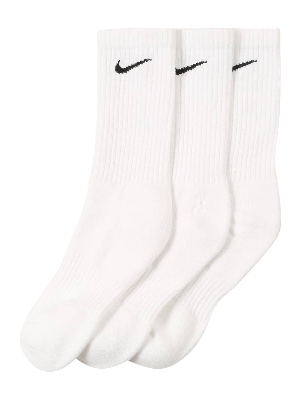 NIKE Athletic Socks in White Räumungsverkauf