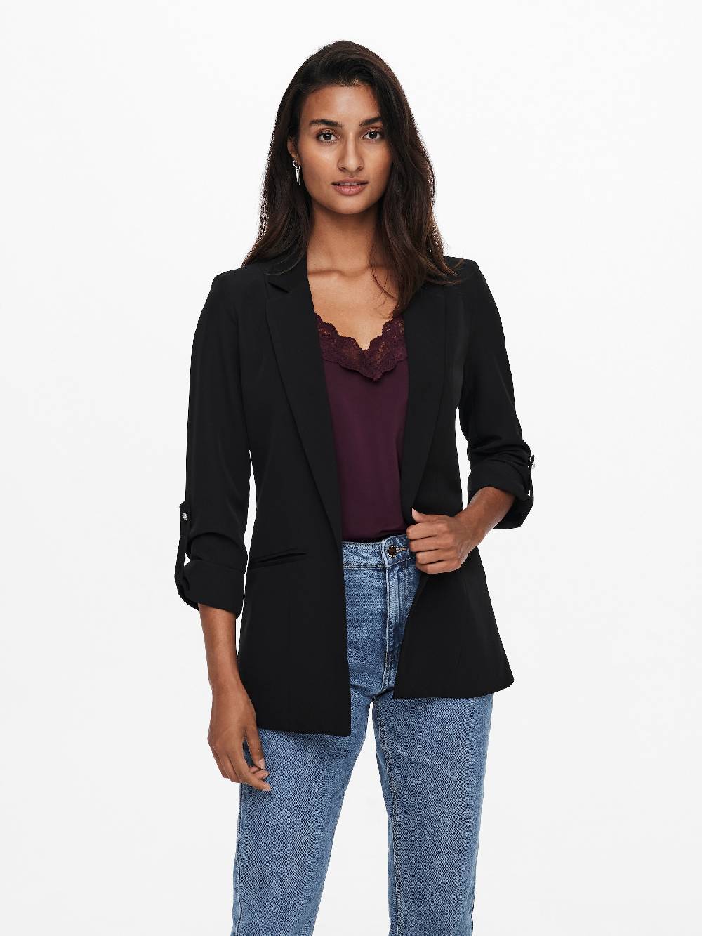 ONLY Blazer 'ONLKayle-Orleen' in Black Bestseller
