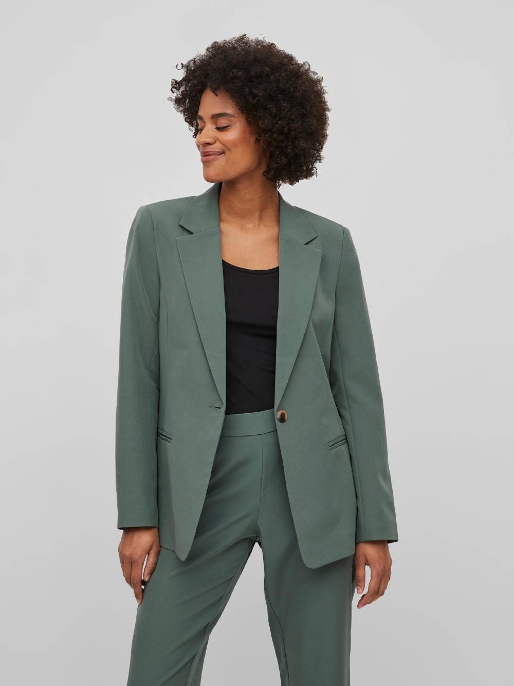 VILA Blazer 'LOWNY' in Jade Tägliche Deals
