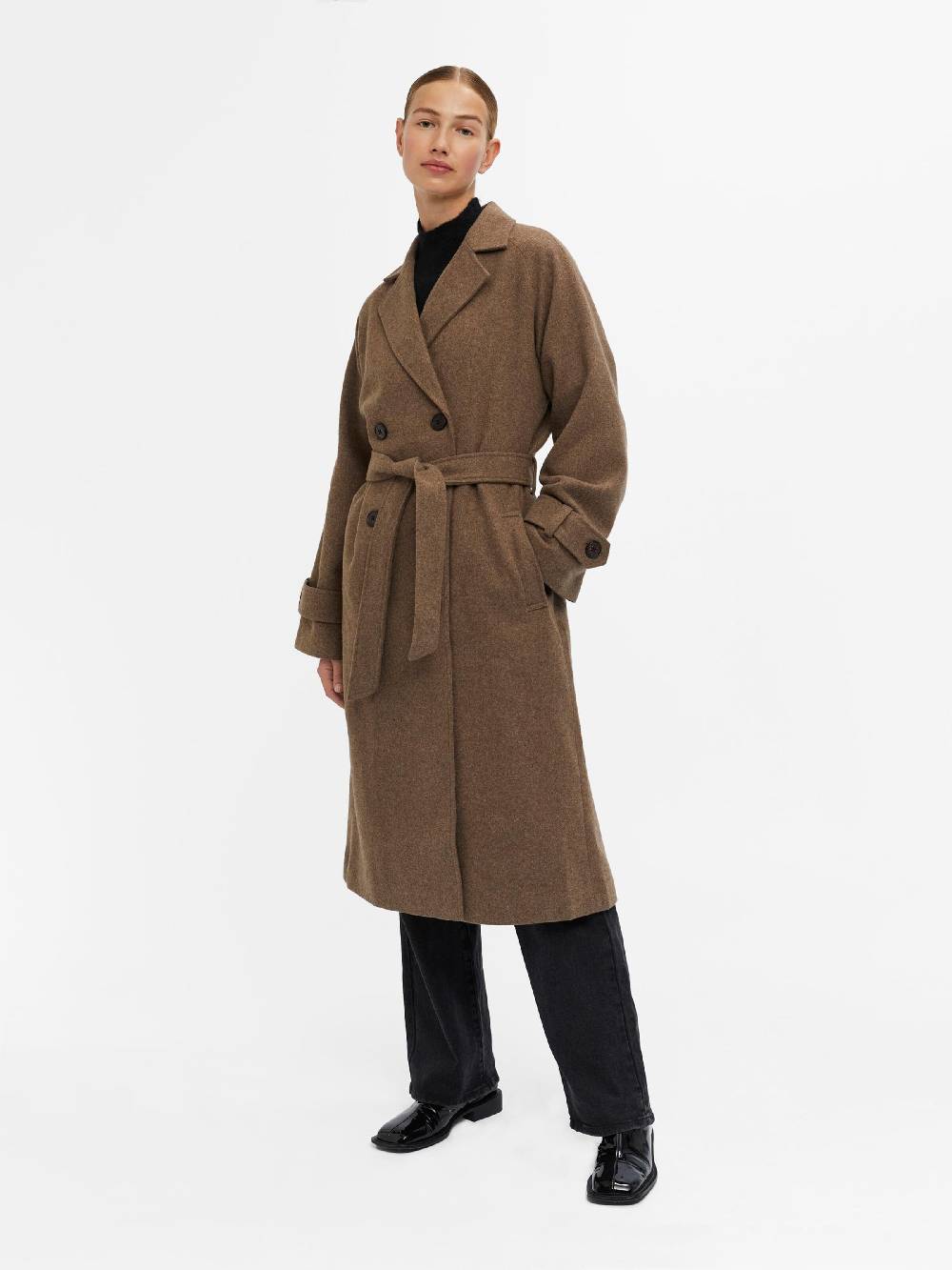 OBJECT Between-Seasons Coat 'OBJKeily' in Brocade Sonderangebot