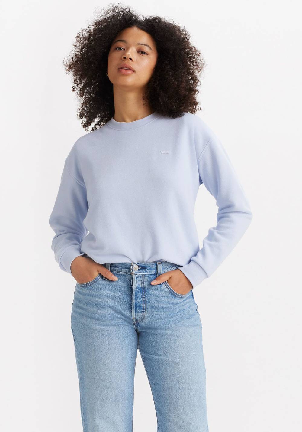 LEVI'S ® Sweatshirt 'Everyday Sweatshirt' in Lavender Lagerräumung