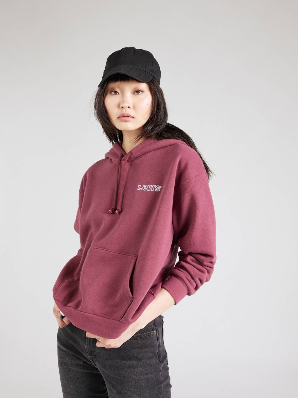 LEVI'S ® Sweatshirt in Burgundy Top Angebot