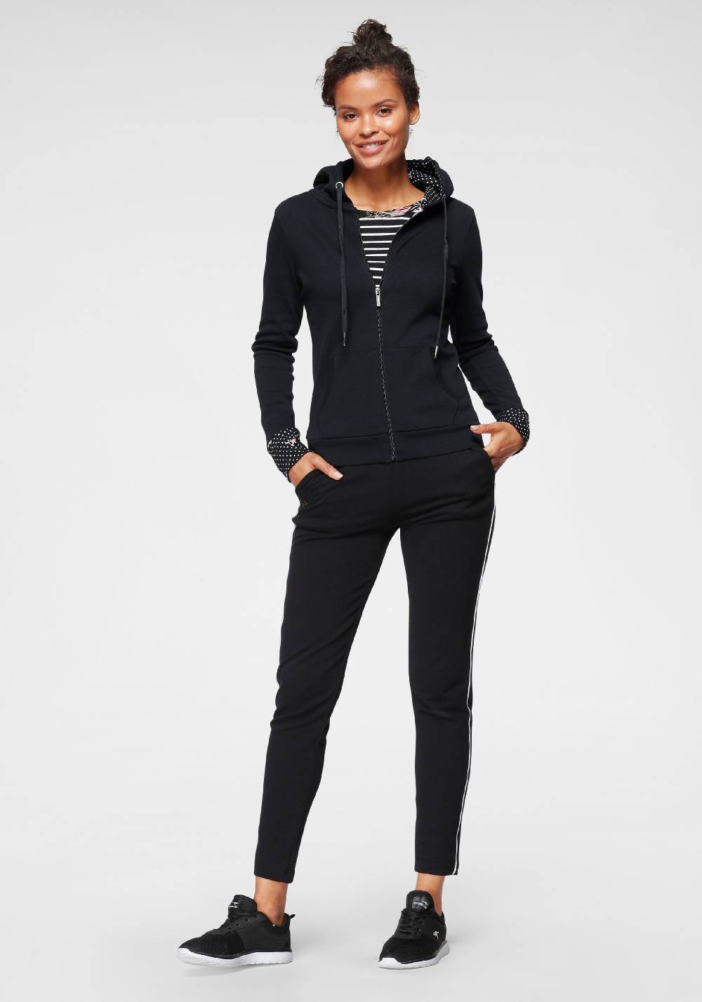 KangaROOS Zip-Up Hoodie in Dark Blue Online Outlet