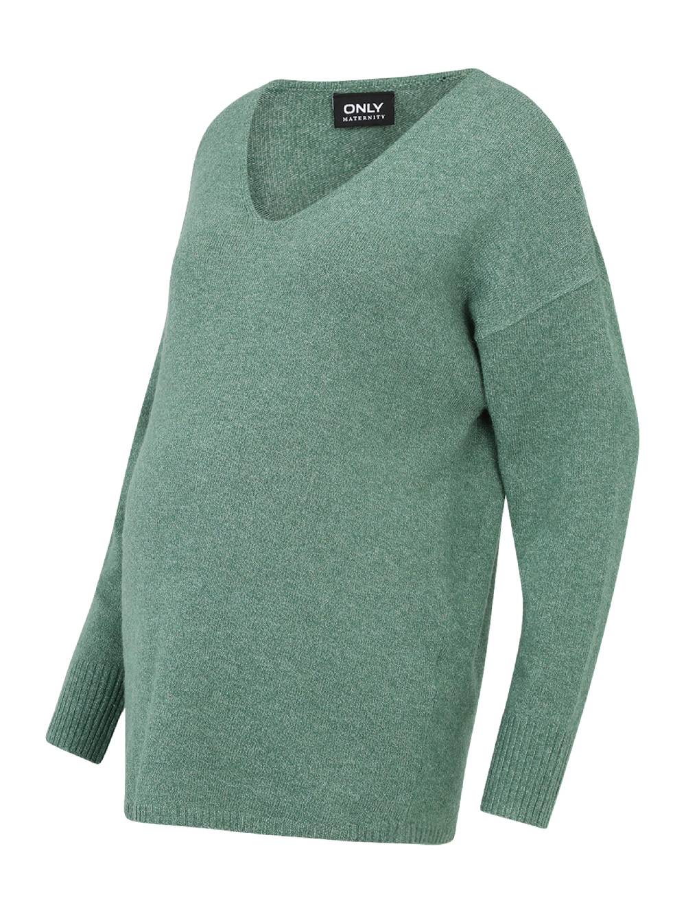 Only Maternity Sweater 'OLMRICA' in Jade Begrenzt auf 3 Tage