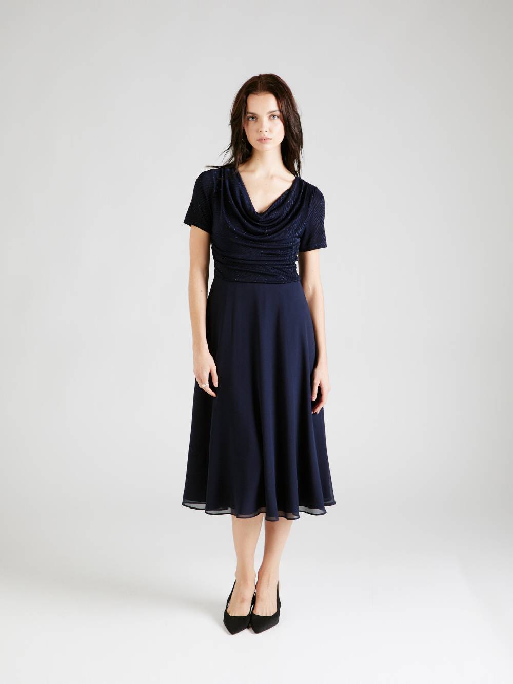 Vera Mont Cocktail Dress in Dark Blue 2025
