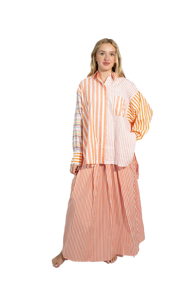 Love Joy Victory RE-BIRTH PATCHWORK BLUSE Strelitza Neueste Stile