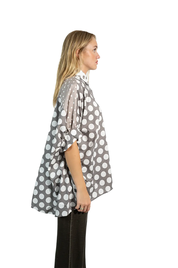 Love Joy Victory RE-BIRTH Bluse Dots Zeitbegrenzte Promotion