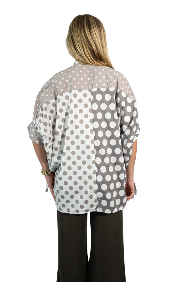 Love Joy Victory RE-BIRTH Bluse Dots Zeitbegrenzte Promotion