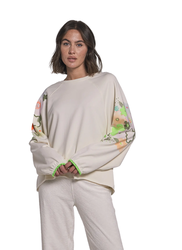 Love Joy Victory Sweatshirt mit Stickereien Tulala Hotsell