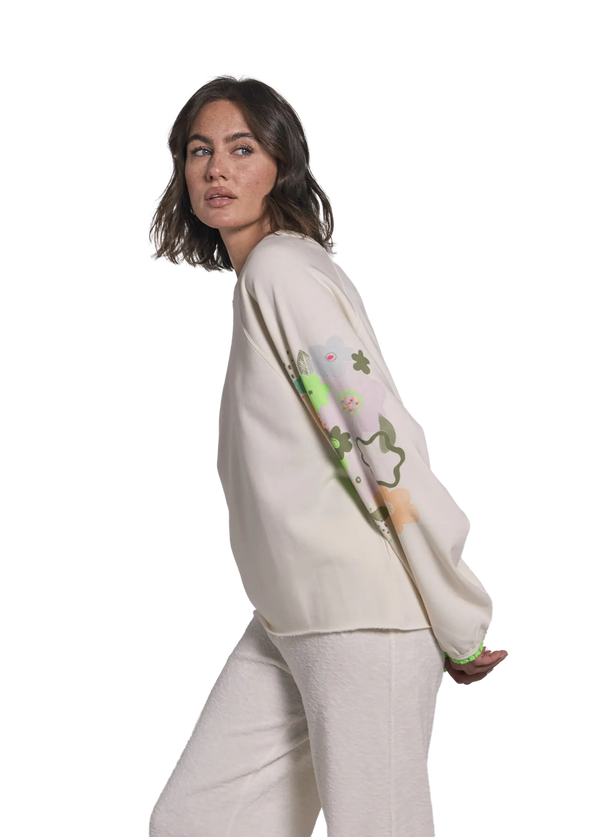 Love Joy Victory Sweatshirt mit Stickereien Tulala Hotsell