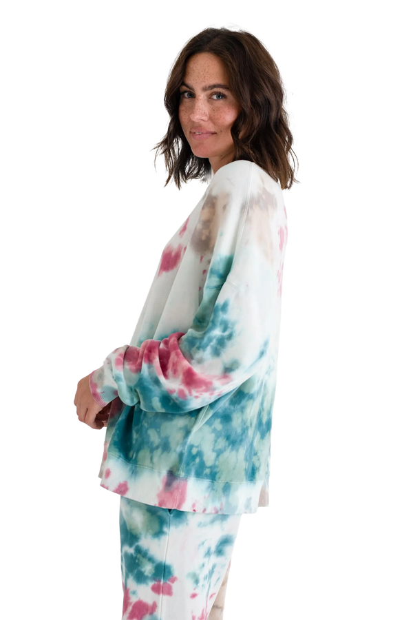 Love Joy Victory SWEATSHIRT MOA Tie & Dye Flash Sale
