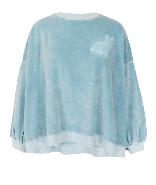 Love Joy Victory Velvet Oversize Sweatshirt Izar Heißer Verkauf