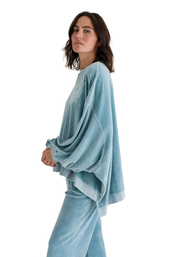 Love Joy Victory Velvet Oversize Sweatshirt Izar Heißer Verkauf