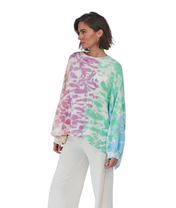Love Joy Victory SWEATSHIRT Tie & dye IZAR Kostenlose Rückgabe