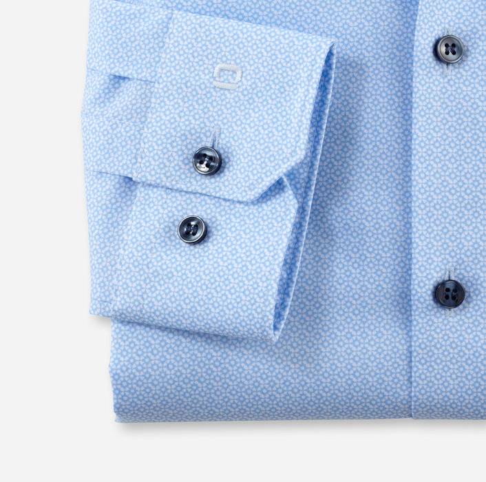 Oblymp No. SixBusinesshemd, super slim, Modern Kent, Bleu Super Sparpreis