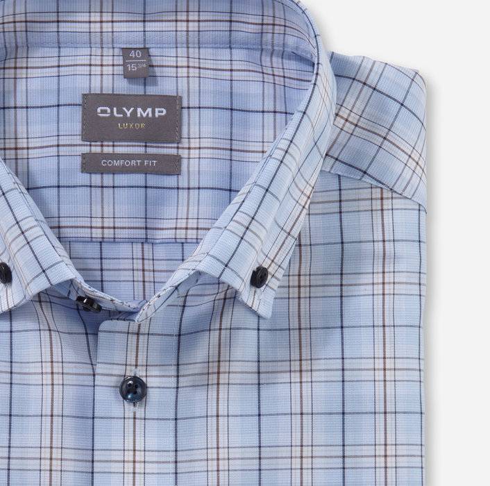 Oblymp Luxor, Businesshemd, comfort fit, Button-down, Bleu Rabatte dieses Monats