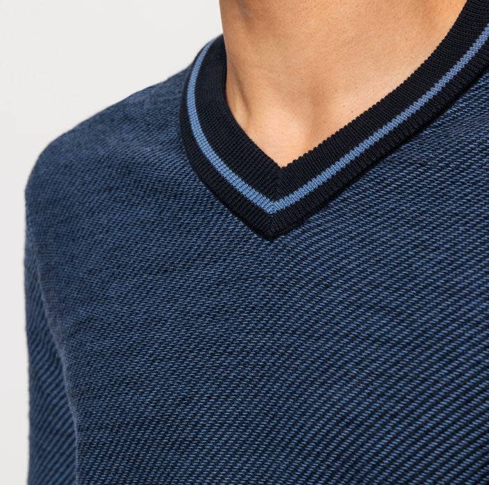 Oblymp Casual StrickPullover, Marine Outlet