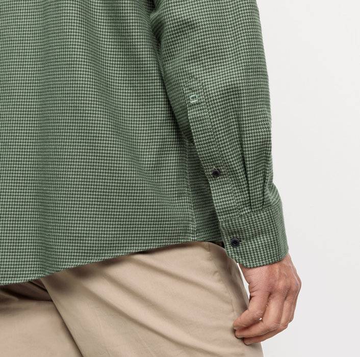 Oblymp Casual, Freizeithemd, regular fit, Stehkragen, Oliv Versandkostenfrei