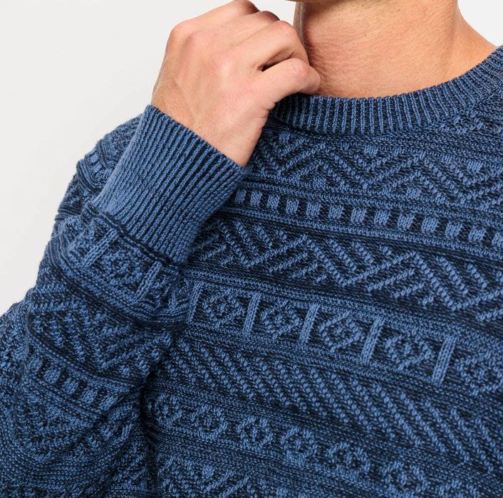 Oblymp Casual Strick, Pullover, Marine Flash Sale