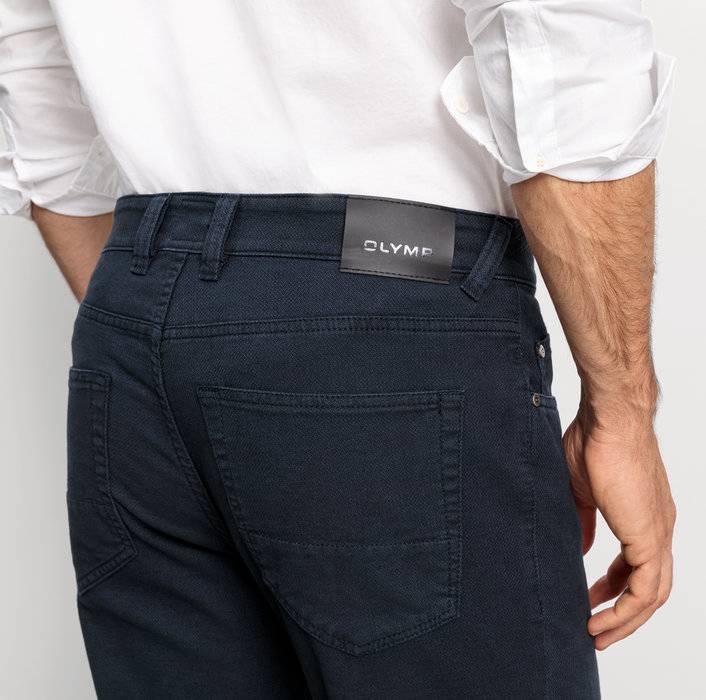 Oblymp Five Pocket, modern fit, Hose, Marine Weihnachtsangebot