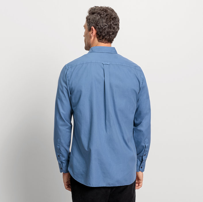 Oblymp Casual, Freizeithemd, regular fit, Button-down, Marine Vatertagsangebot