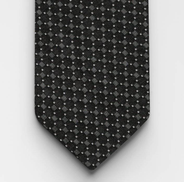 Oblymp Krawatte, slim 6,5 cm, Schwarz Saisonale Angebote